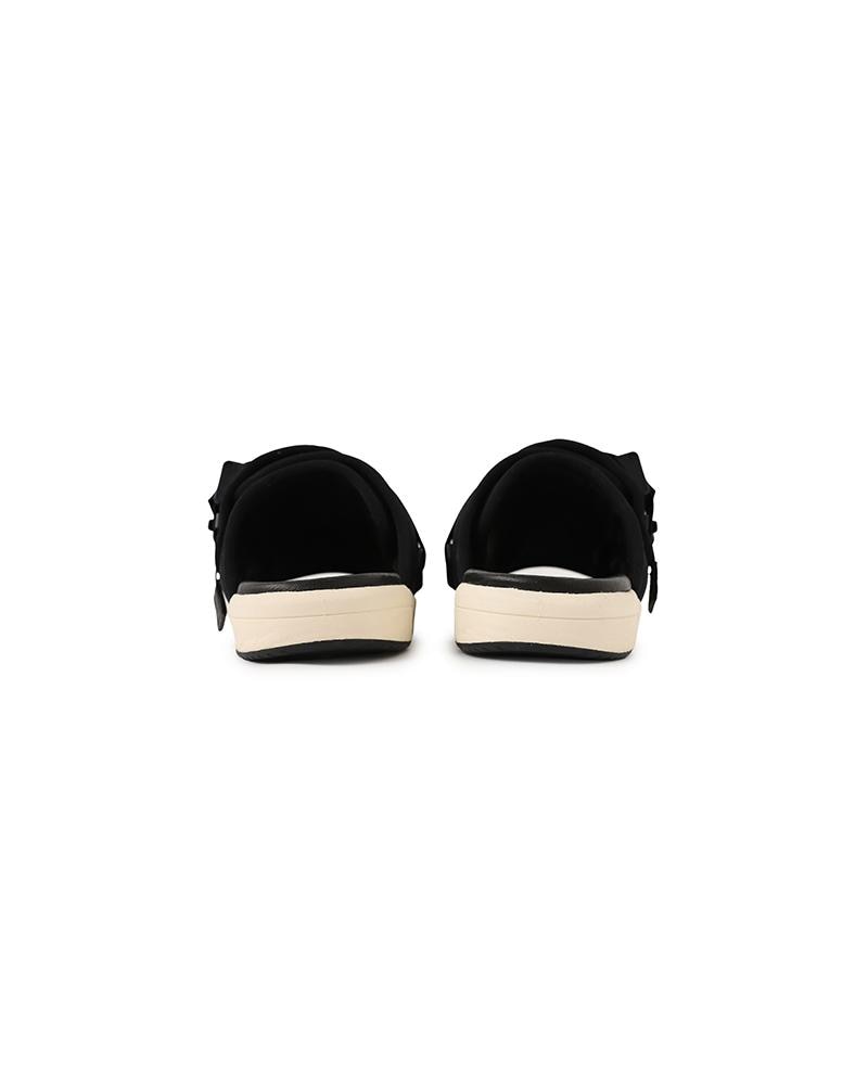 Top Visvim christo black slide Size 8-10